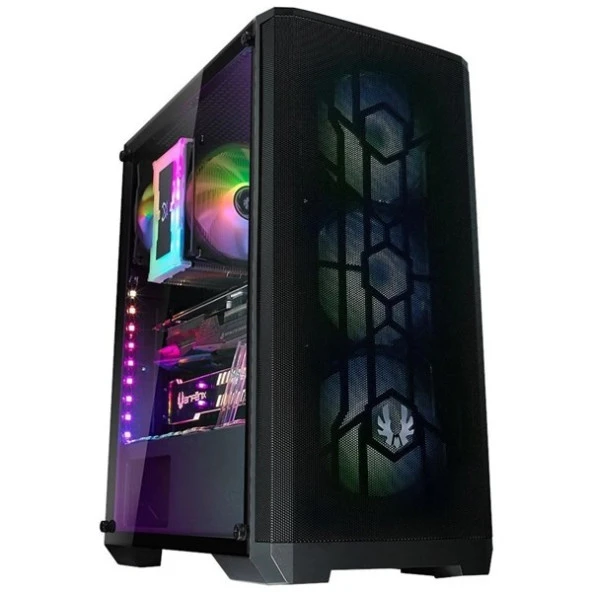 BITFENIX 750W 80+ NOVA MESH SE TG NSE-300-KKGSK-RP4A Gaming Mid-Tower PC Kasası - 2