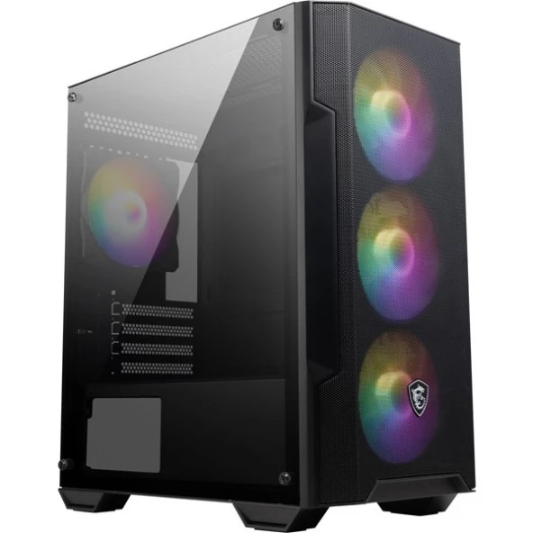 MSI 600W 80+ MAG FORGE M100A D60 Gaming Mid-Tower PC Kasası - Resim 5