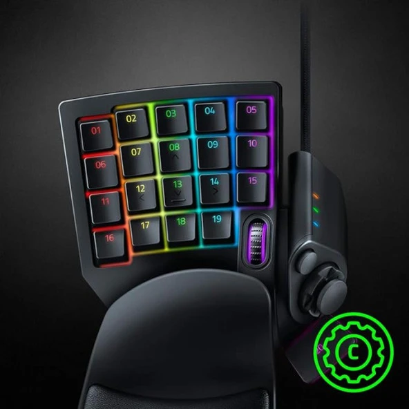 RAZER TARTARUS V2 RGB Siyah Oyun Konsolu RZ07-02270100-R3M1 - Resim 6