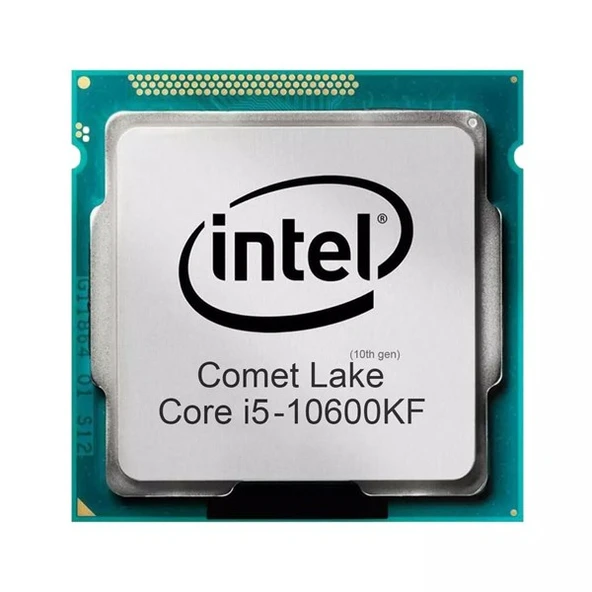 INTEL CORE i5 10600KF 12MB 6çekirdekli VGA YOK 1200p 125w Kutusuz+Fansız ürün görseli