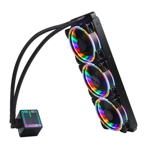 DARK 360mm W360 DKCCW360 RGB Sıvı Soğutmalı AM5-1700p İşlemci Fanı ürün görseli