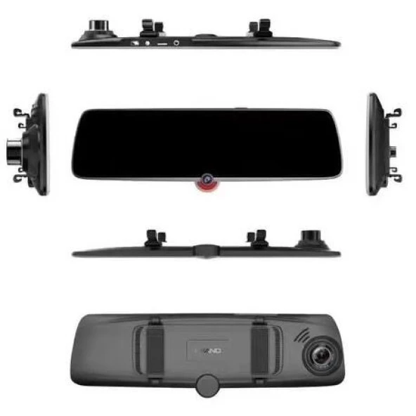 TWOGO GO-403 Ayna Monitör 3 Kamera Destekli Araç DVR - 3
