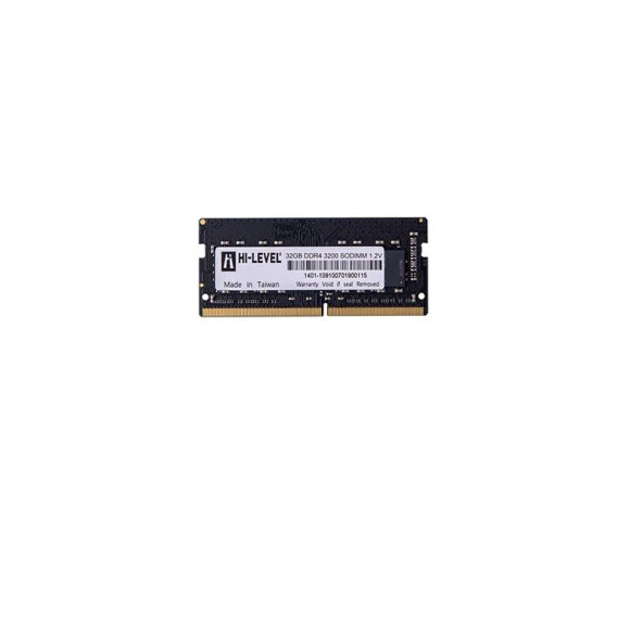 HI-LEVEL 32GB DDR4 3200MHZ NOTEBOOK RAM VALUE HLV-SOPC25600D4/32G 1.2volt