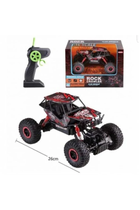 Rock Crawler 4*4 Çeker Oyuncak Uzaktan Kumandalı Araba Jip 1:16 - 2