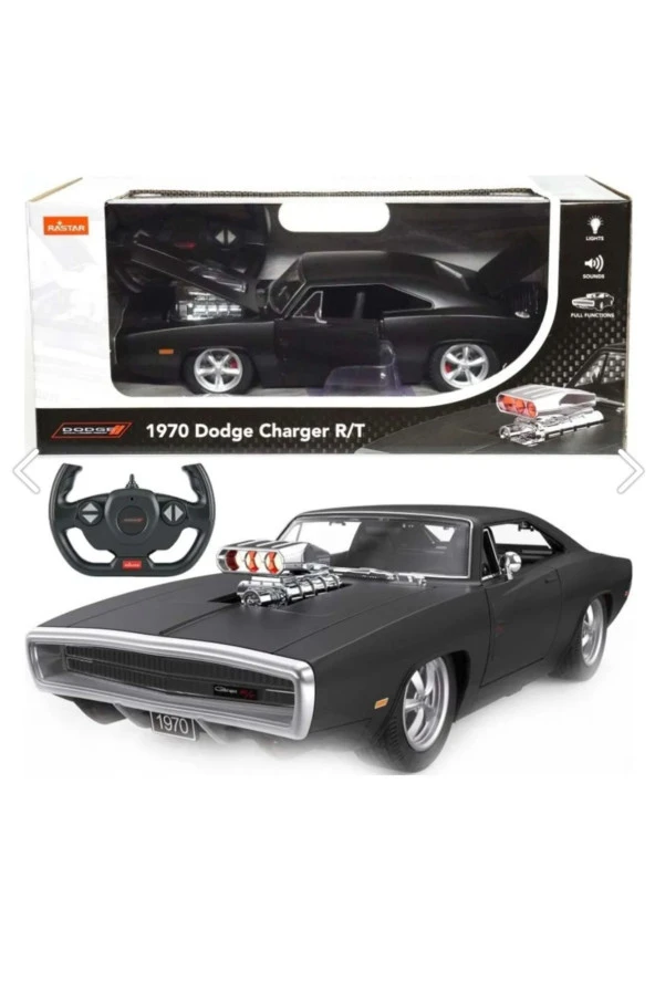 Roaster lisanslı Dodge Charger R/T Sesli ve Işıklı Uzaktan Kumandalı Araba ürün görseli