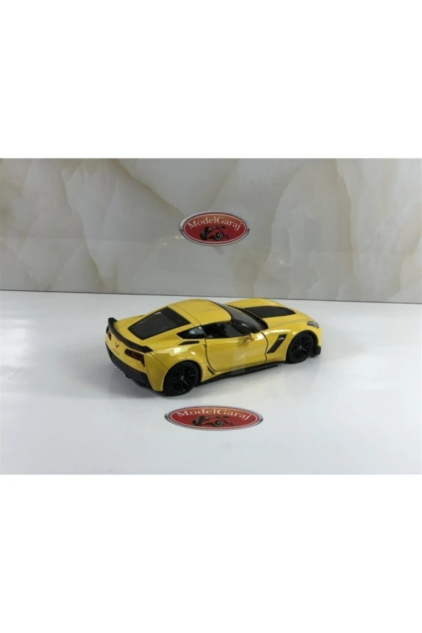 2017 Chevrolet Corvette Z06 Sarı*1:24 Ölçek - 5
