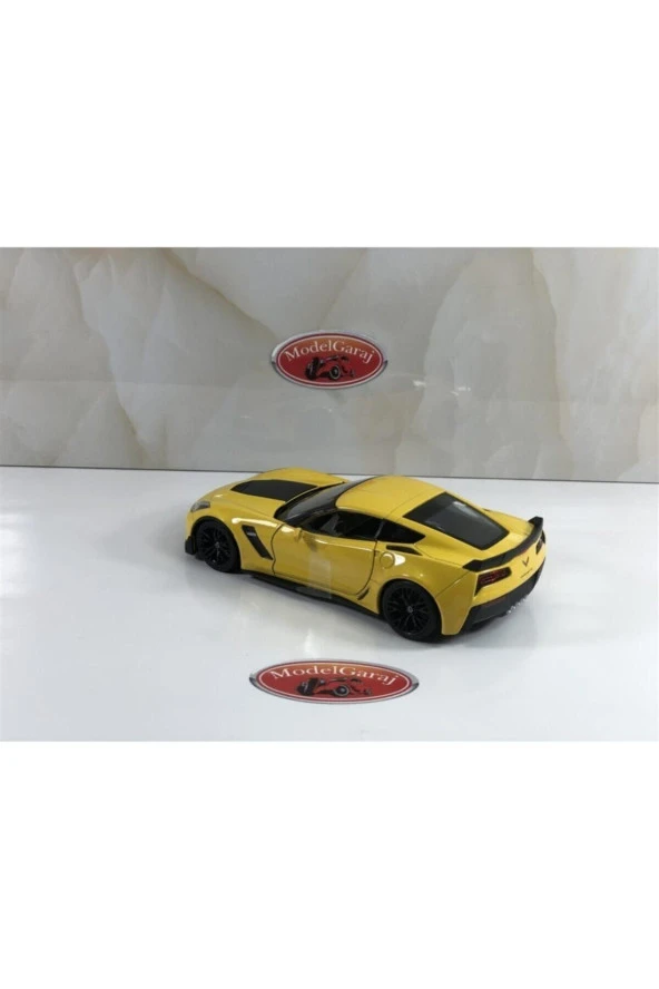 2017 Chevrolet Corvette Z06 Sarı*1:24 Ölçek - 6