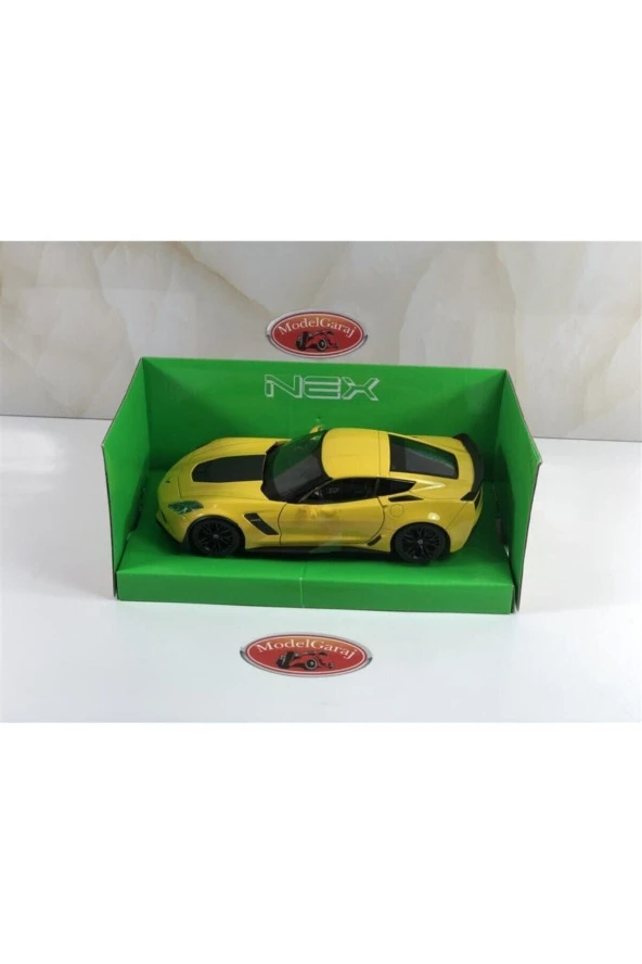2017 Chevrolet Corvette Z06 Sarı*1:24 Ölçek - 8