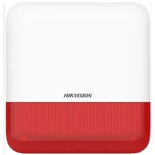 HIKVISION DS-PS1-E-WE Harici Kablosuz Siren Kırmızı - 2