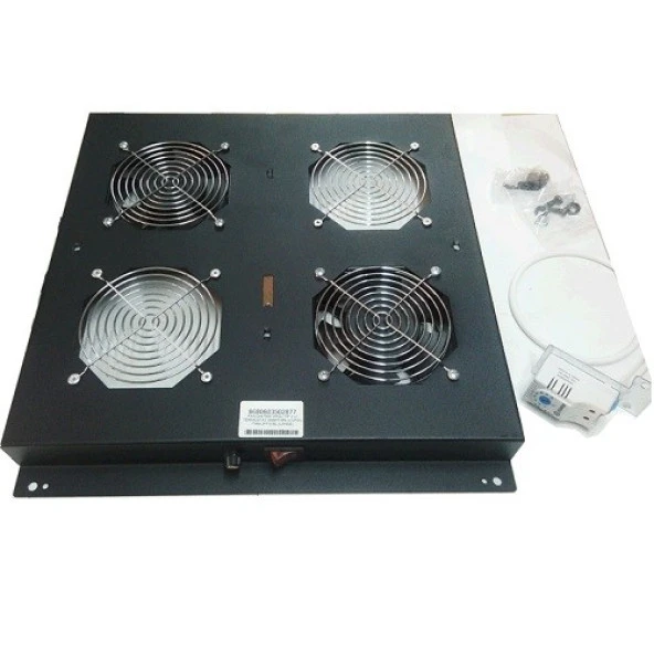 AGER Dikili Tip 2li Termostatlı Siyah Fan Modülü VG-F2T-A-S1 - 2