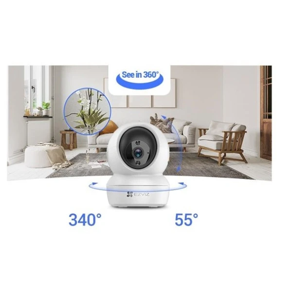 EZVIZ 4MP BOX 4MM CS-H6C WIFI KAMERA - Resim 3