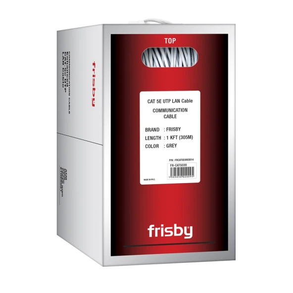 FRISBY CAT5 Utp 24AWG 305m Kablo CAT5E09