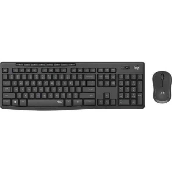 LOGITECH MK295 Kablosuz Q Trk Sessiz Siyah Multimedya Klavye - Mouse Set 920-009804 ürün görseli