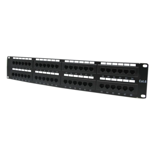 CODEGEN 2U 48port Cat6 Utp Patch Panel COD648