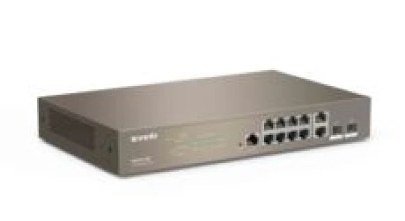TENDA 10port TEG5312F GIGABIT 2X SFP Yönetilebilir Switch Masaüstü