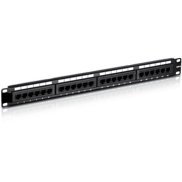 ODS 1U 24port Cat6 Utp Bakır Patch Panel U-P24UTP