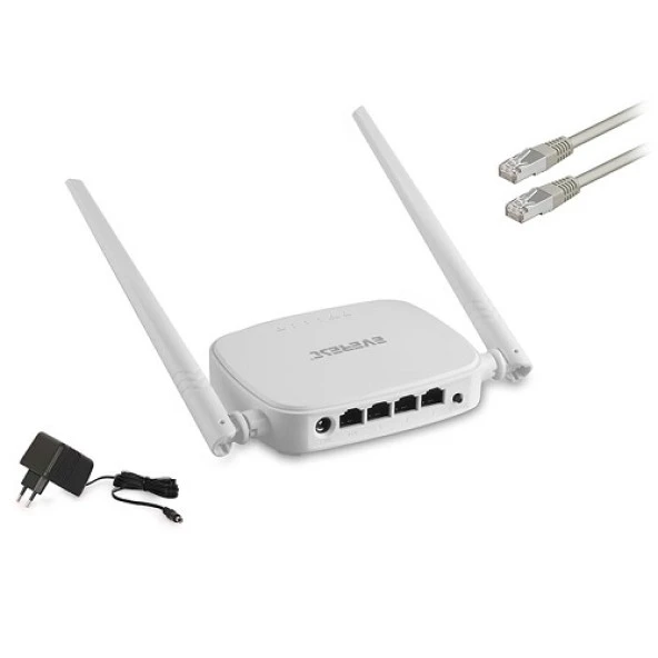 EVEREST EWR301 300mbps N300 2.4GHZ Mesafe Genişletici EV Ofis Tipi Access Point Router - 3
