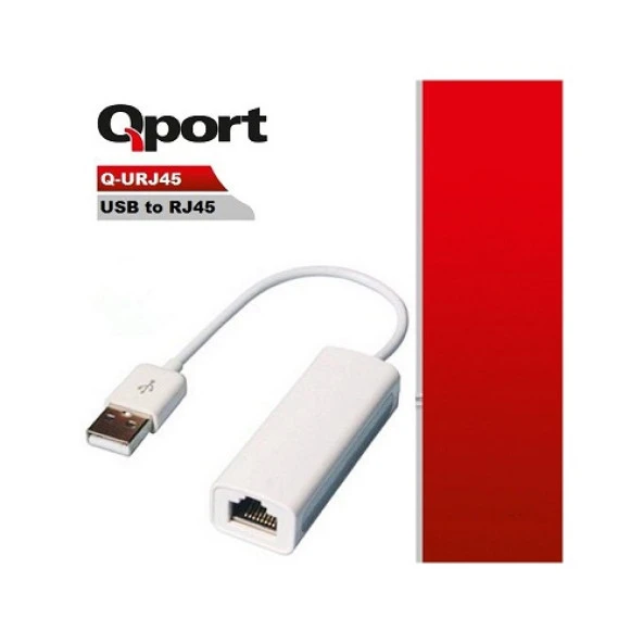 QPORT Q-URJ45 10/100 1port USB Ethernet ürün görseli