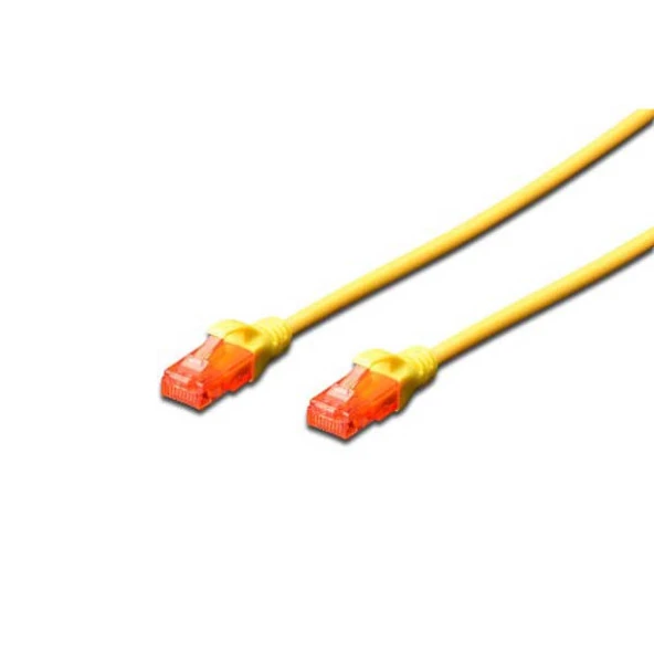 DIGITUS DK-1617-030/Y 3 MT UTP CAT6 PATCH KABLO SARI Cu, LSZH AWG 26/7