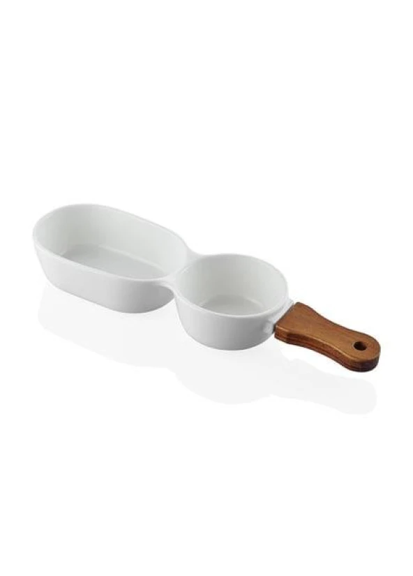 THE MİA Woody Porselen Servis 35x10 cm