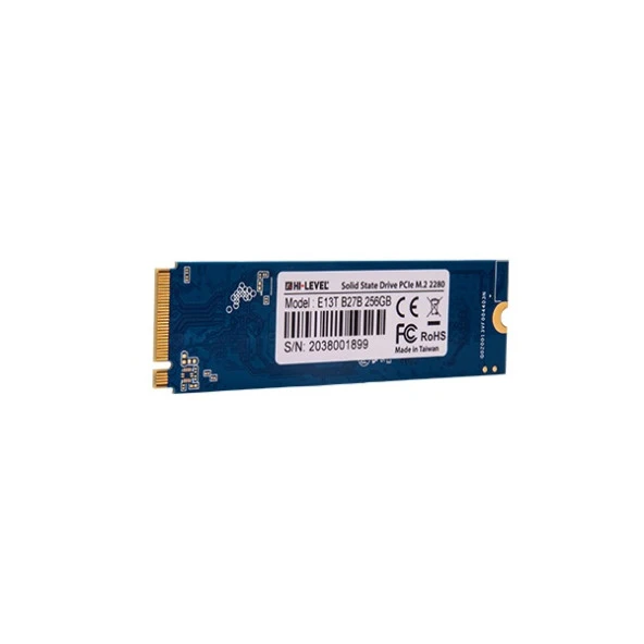 HI-LEVEL 256GB HLV-M2PCIeSSD2280/256G 3300- 1200MB/s M2 PCIe NVMe Gen3 Disk