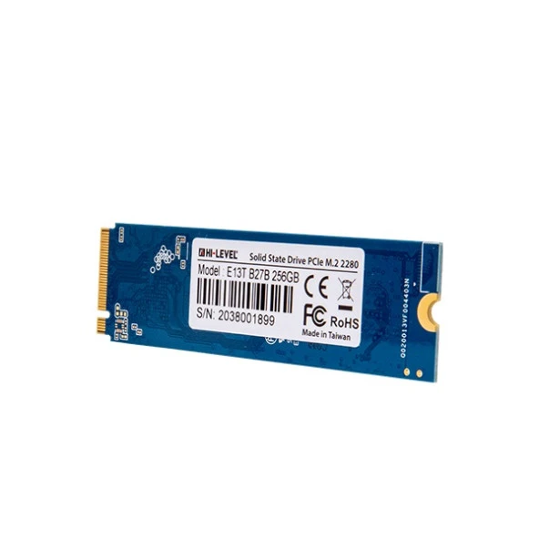 HI-LEVEL 256GB HLV-M2PCIeSSD2280/256G 3300- 1200MB/s M2 PCIe NVMe Gen3 Disk - Resim 2
