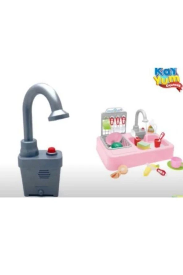 Kayyum Oyuncak Modern Mutfak Lavabo Oyuncağı Pembe Rengi Ult6552 - 4