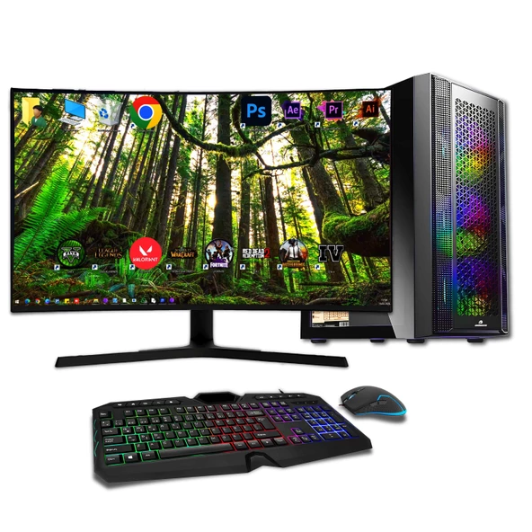 Avantron Gmx9539 İ7 12.Nesil 12700K 16Gb Ddr4 512 M2 8Gb Rx580 "31.5 165Hz Oyun Bilgisayarı
