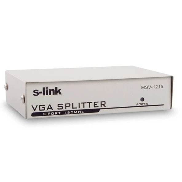 S-LINK 4port MSV-1415 2x 15pin DSub 1920x1440 150mhz Vga,Video Splitter ürün görseli