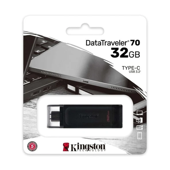 KINGSTON 128GB USBC 3.2 Gen1 DT70/128GB USB BELLEK
