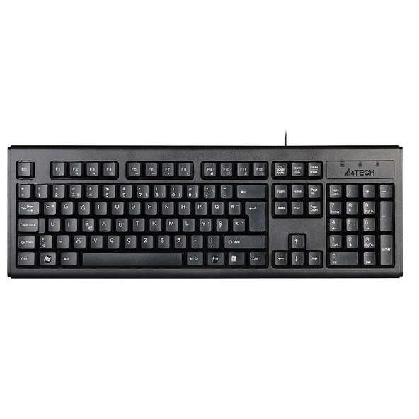 A4 TECH KM-720 USB F Trk Siyah Multimedya Klavye ürün görseli