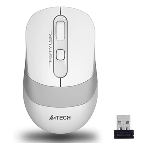A4 TECH FG10 Kablosuz 2000dpi Optic Beyaz Mouse ürün görseli