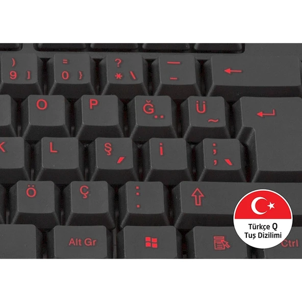 EVEREST USB Trk Multimedya Klavye - Mouse Set KM-6825 - 5