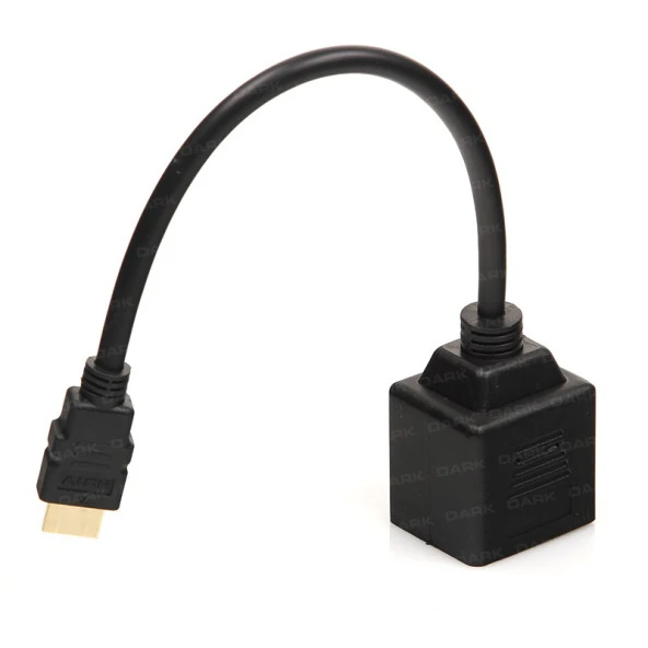 DARK DK-HD-AMX2F HDMI-2x HDMI Görüntü Adaptörü Siyah - Resim 3
