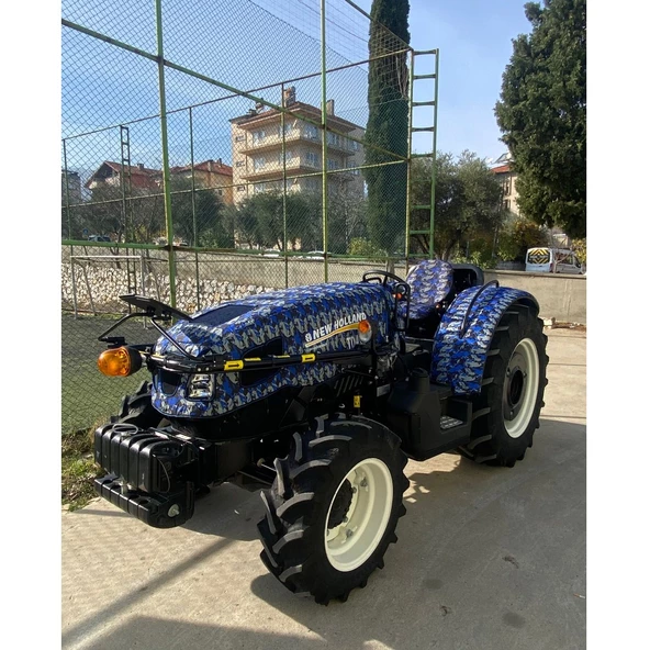 New Holland TD 4.65 B Traktör Kaporta Kılıfı Branda ve Koltuk Kılıfı Seti - 8