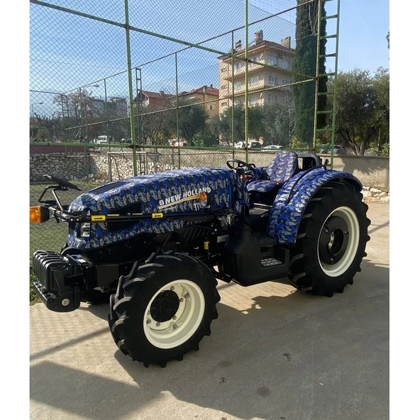 New Holland TD 4.65 B Traktör Kaporta Kılıfı Branda ve Koltuk Kılıfı Seti - 6