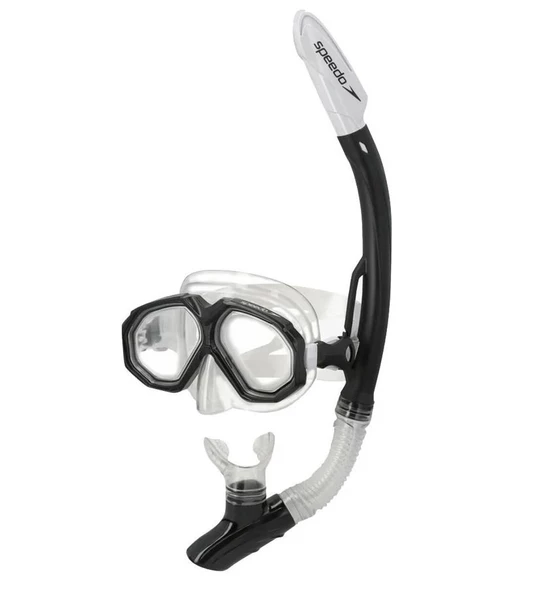 Speedo Yetişkin Maske & Şnorkel Seti (Siyah)