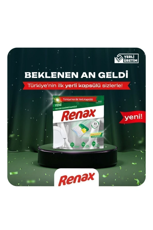 RENAX Bulaşık Makinesi Kapsülü Hepsi Bir Arada 44 Lü - Resim 3