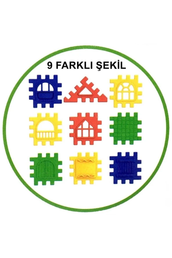 Puzzle City 3d Yapı Ve Tasarım Blokları 128 Parça - 4
