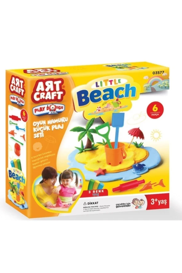 Kuaför + Okyanus + Plaj + Figür + Pizza + Doğum Günü + Hamburger Oyun Hamuru Setleri - 3
