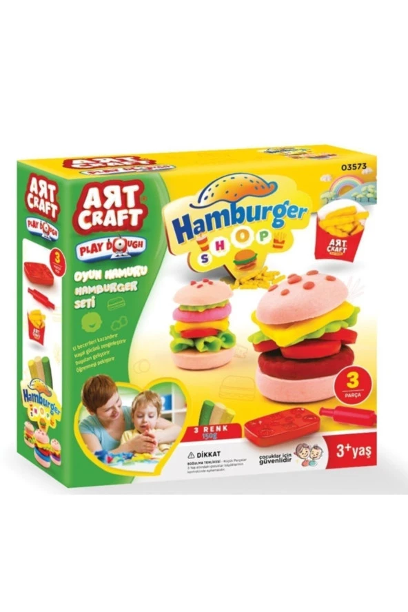 Kuaför + Okyanus + Plaj + Figür + Pizza + Doğum Günü + Hamburger Oyun Hamuru Setleri - 4