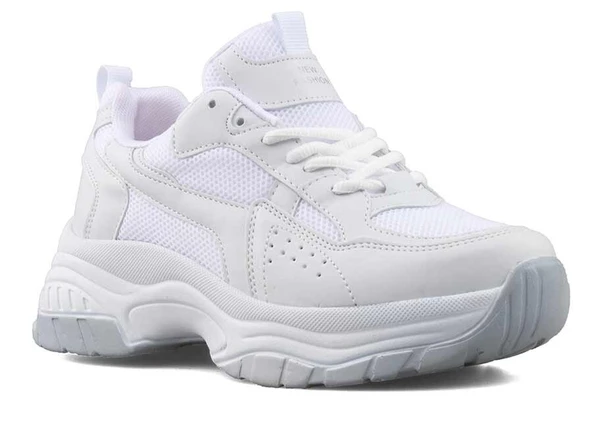 Lambırlent 105 Kalın Taban Sneaker Unisex Spor Ayakkabı - Resim 3