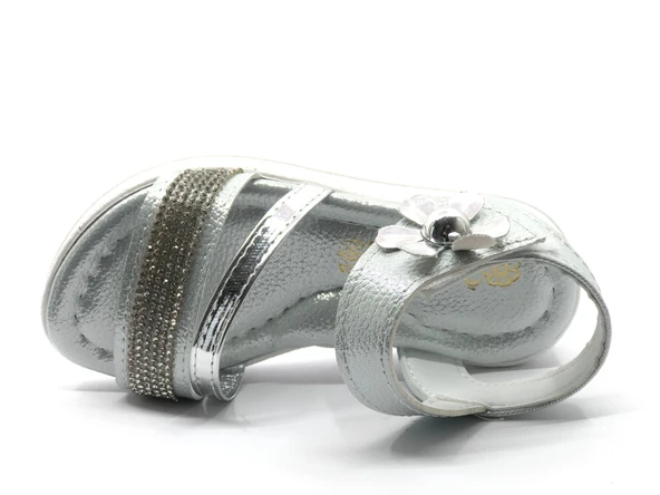 İremsu Kız Çocuk Güllü Taşlı Sandalet Çocuk Ayakkabı - Resim 10