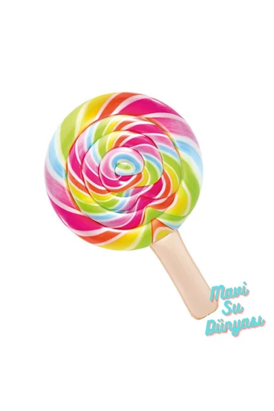 Lolipop Desenli Gökkuşağı Deniz Yatağı - Mavi Su Dünyası - 2