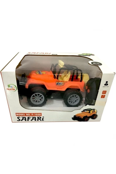 Çocuk Safari Arazi Aracı Uzaktan Kumandalı Yarım Fonksiyon ( Ileri Geri) Oyuncak Jeep Jip Araba - 3
