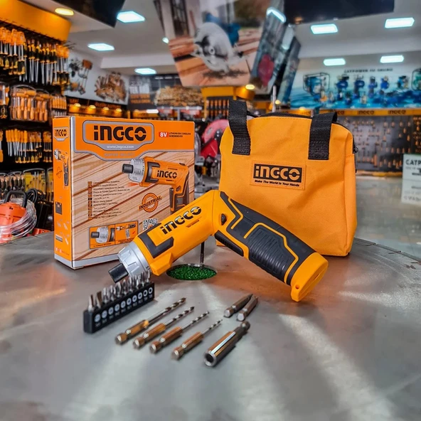 Ingco Csdlı0802 Usb Şarjlı Akülü Vidalama 8v - 4