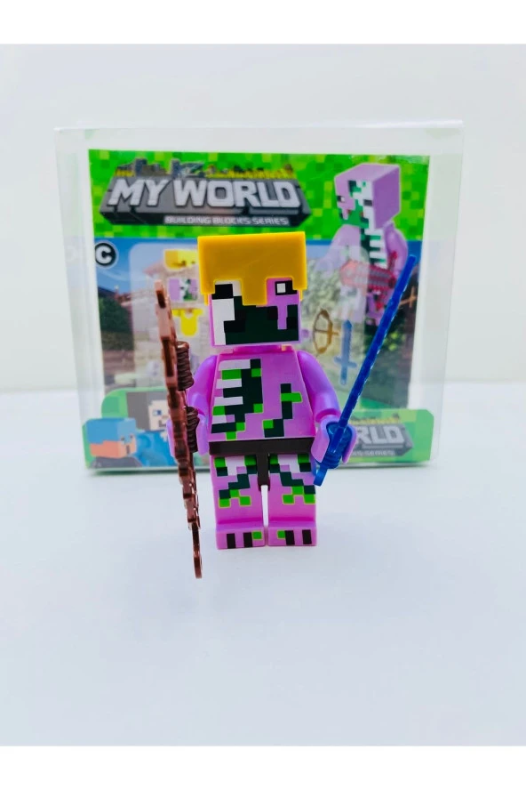 My World Minecraft Karakterleri Tekli Figür - Resim 2