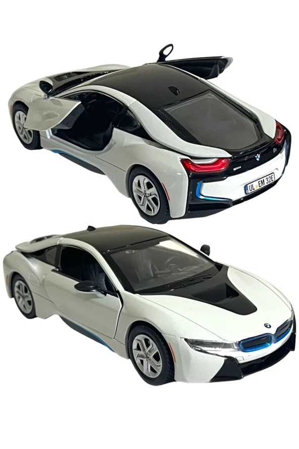 Bmw I8 Coupe - 1/24 7inch. Lisanslı Model Araba Koleksiyon - Resim 2