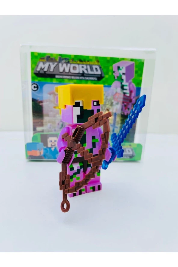 My World Minecraft Karakterleri Tekli Figür - Resim 3