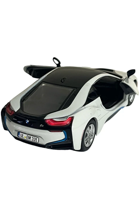 Bmw I8 Coupe - 1/24 7inch. Lisanslı Model Araba Koleksiyon - Resim 6